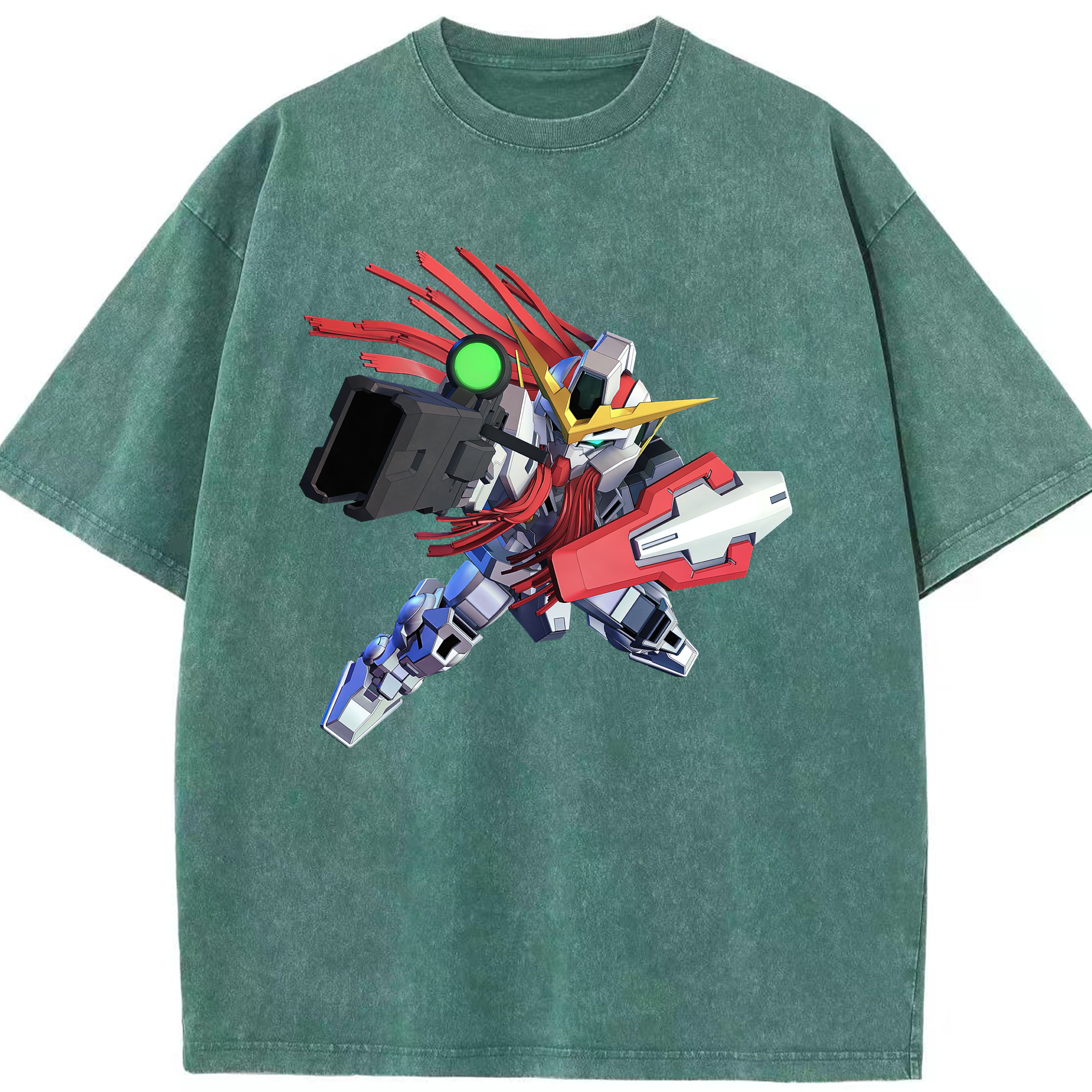 （画像用） 機動戦士ガンダム Mobile Suit Gundam 綿100% ヴィンテージ風 半袖Tシャツ（フロントプリント）